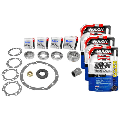 Front Diff Bearing & Seal Kit + Oil for Toyota HZJ80 (1990–1998)