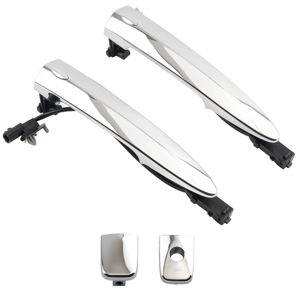 Front Door Handle for Nissan Maxima (2009–2014) 806469N00A Silver Plastic