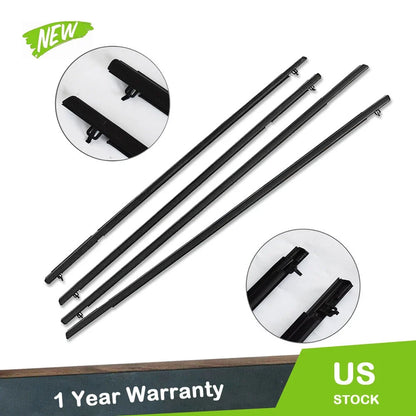 Set of 4 Window Moulding Trim Weather Strips for Honda Civic (2006–2011)