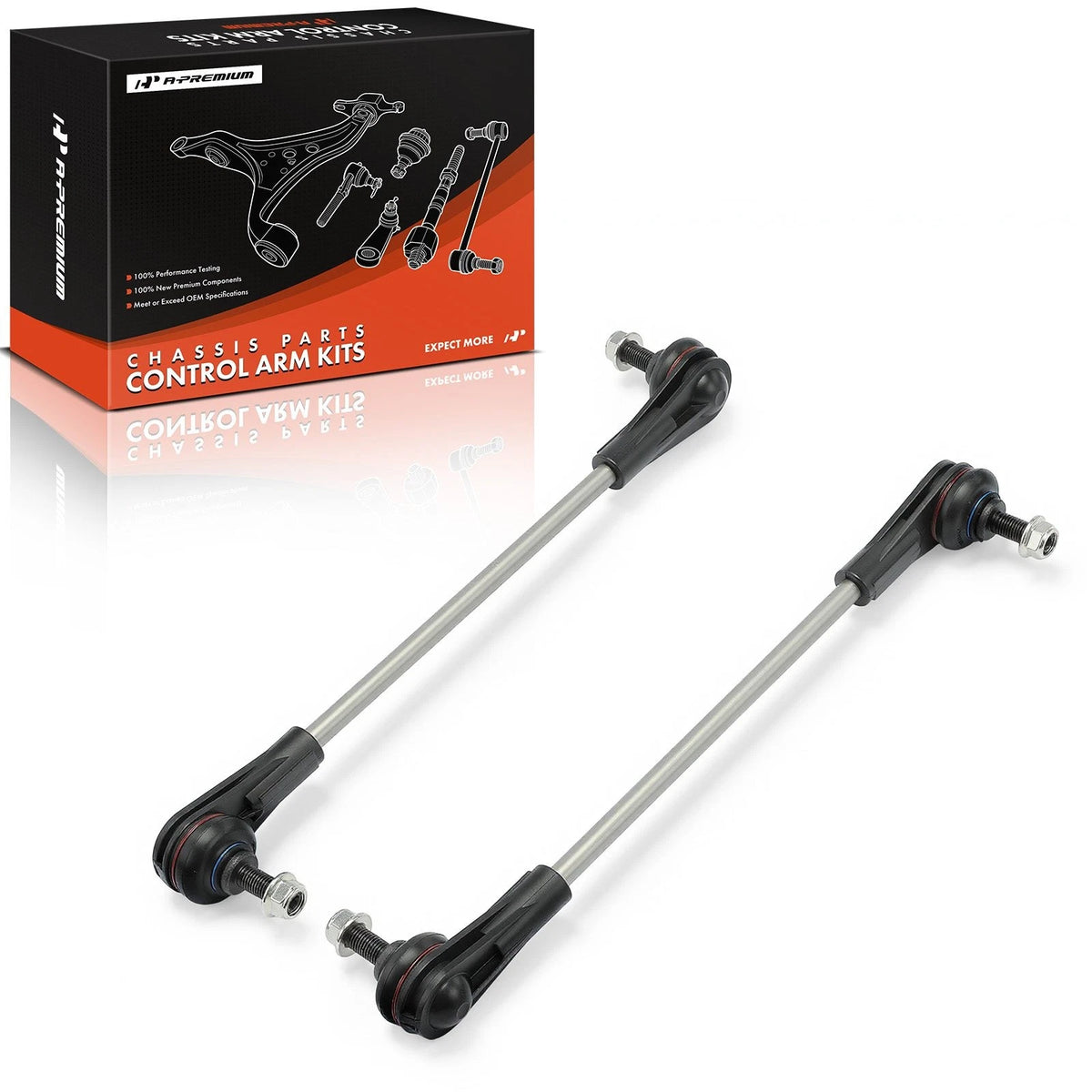 2X Front Sway Bar Link Kit for BMW X1 (2016–2020) GS108232, MS108232, SL14395