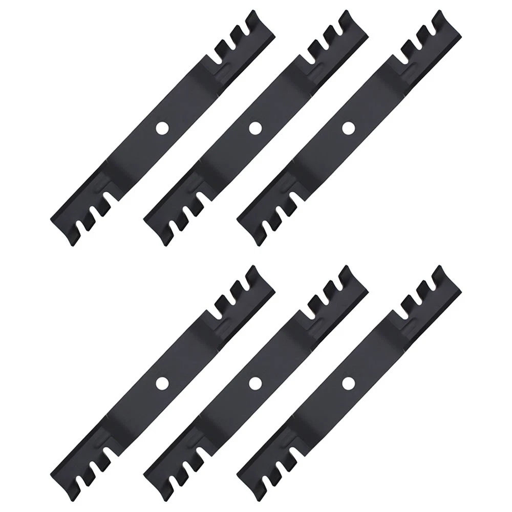 6 Pack Blades for John Deere 54C X465 X475 X485 X495 Z425 (No Part Numbers)