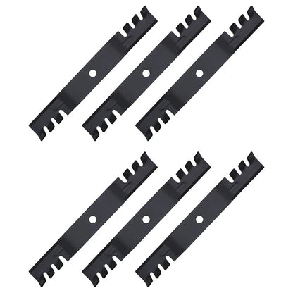 6 Pack Blades for John Deere 54C X465 X475 X485 X495 Z425 (No Part Numbers)
