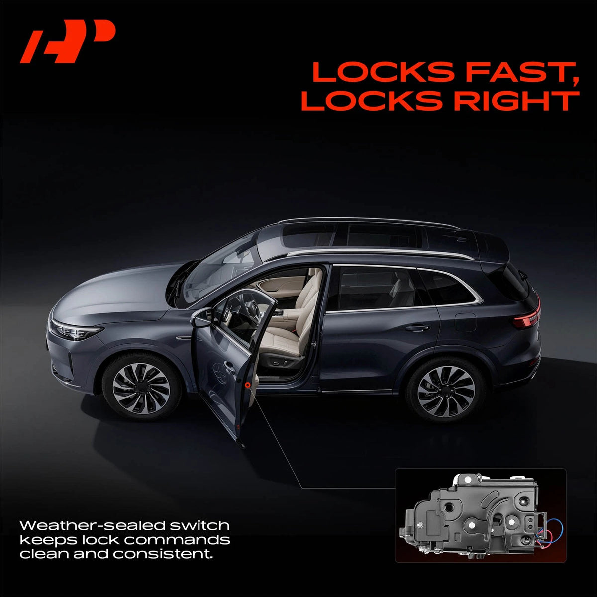 Front Right Door Lock Actuator for Audi TT Quattro (2000–2006) 8N1-837-016-B, 8N1837016B