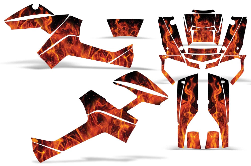 ATV Graphics Decal for CanAm Outlander Max 500/650/800 & XMR 800R (2006–2012)