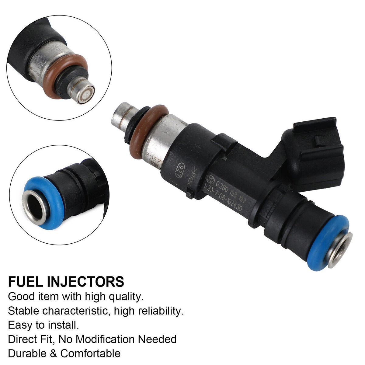 Fuel Injectors for Polaris Ranger XP 800 (2009–2014) M586-A004 1204318 0280158197