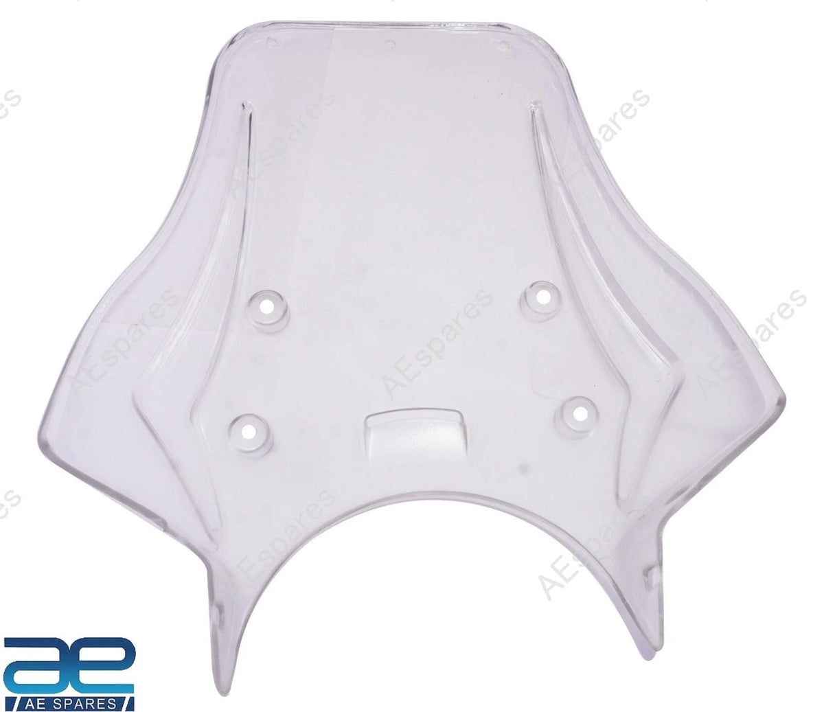 Clear Touring Fly Screen Windshield Kit for Triumph Speed 400 (2023)