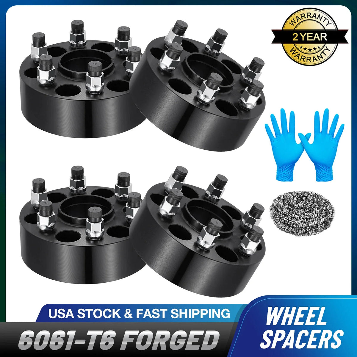 2" 6x120 Hub Centric Wheel Spacers for Chevy Colorado & GMC Canyon (2016–2023)