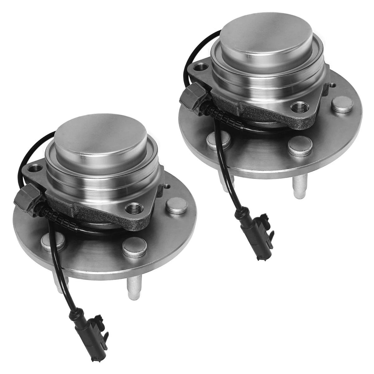 Pair Front Wheel Bearings and Hubs for GMC Yukon (2007–2014) 2WD