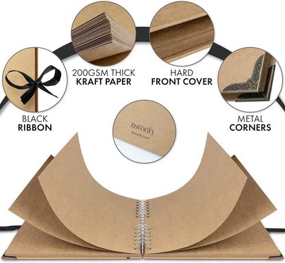 60-Page Scrapbook Album for 8 x 8 Inch (No Part Numbers)