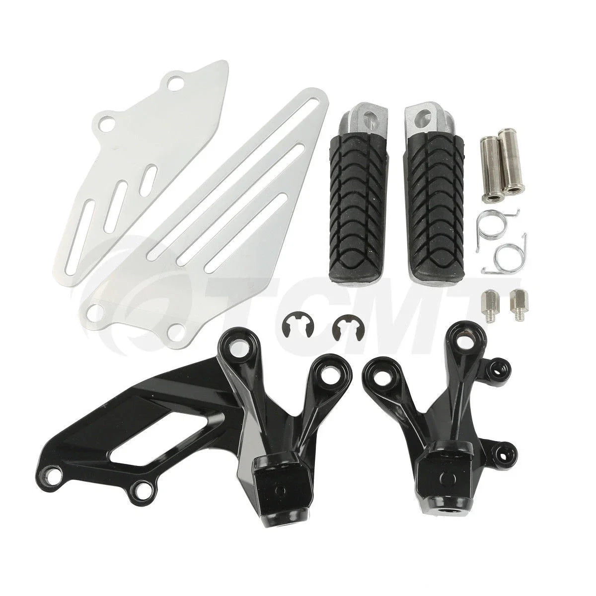 Front Rider Footpegs Footrest Set for Kawasaki Ninja ZX14R ZZR1400 (2006–2023)