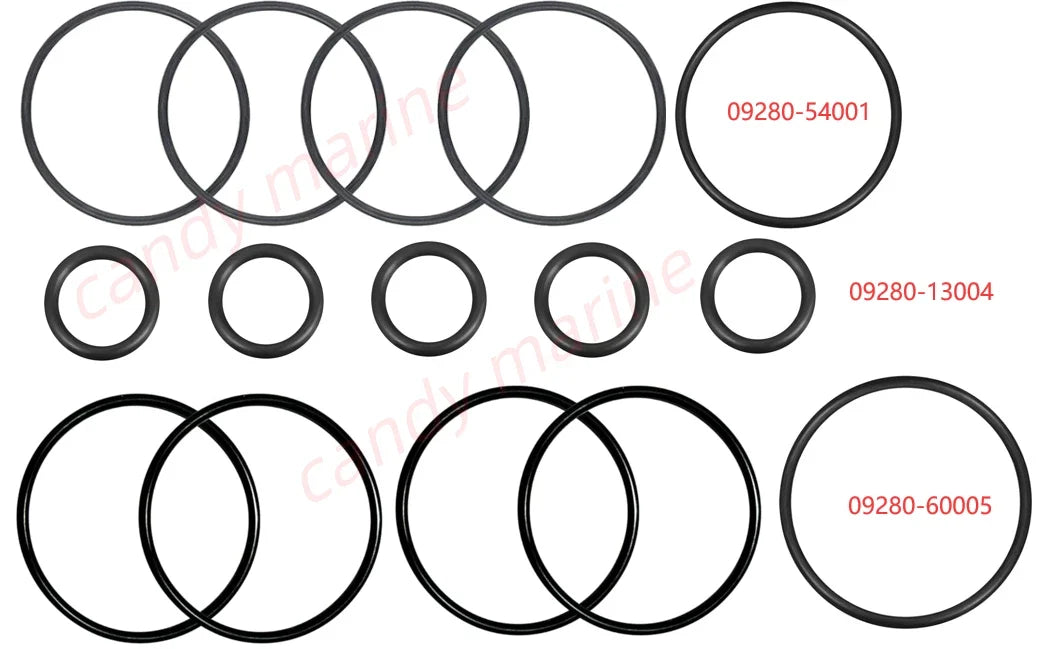 5X Oil Change O-Ring Master Seal Kit for Suzuki (09280-54001, 09280-13004, 09280-60005)