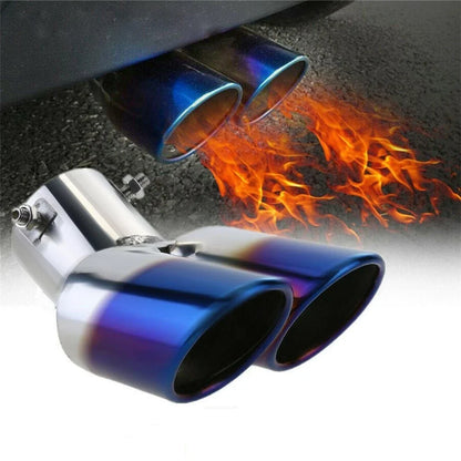 Dual Exhaust Pipe Tip for Auto Car (Stainless Steel)