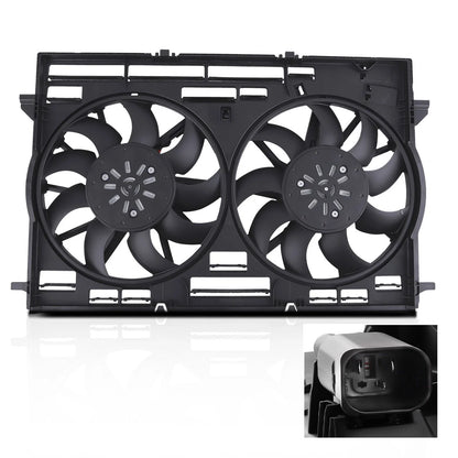 Radiator Cooling Fan Assembly for Porsche Cayenne (2018–2023) PAB959455C PAB95945550