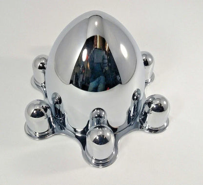Wheel Hub Caps Set Chrome 6 Lug 5-1/2 Pattern for Chevy Bolt (2008–2014)