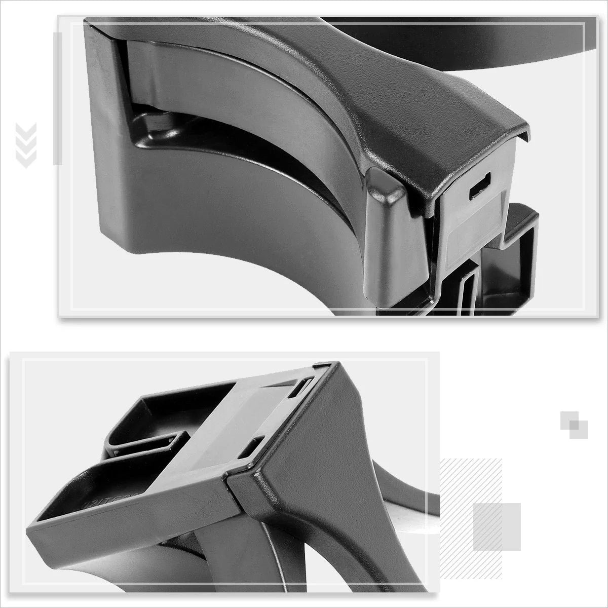 Cup Holder Insert Divider for Toyota Sequoia (2008–2016) & Tacoma (2005–2009)