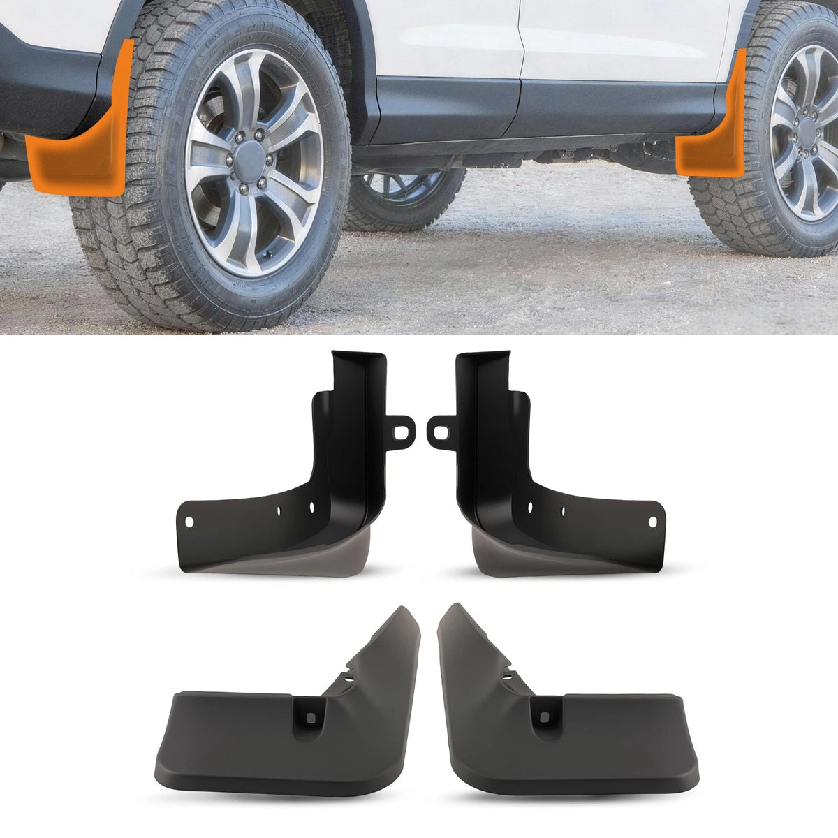 Set of 4 Mud Guards for Toyota Highlander (2020–2021) UMJA8U