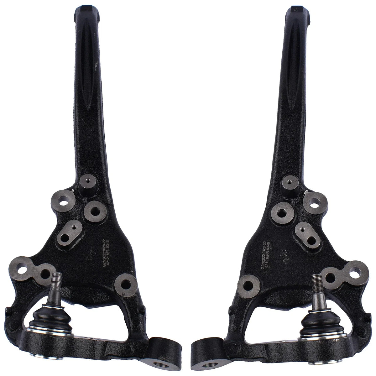 Set of 2 Front Steering Knuckles for Chrysler 300 Dodge Challenger Charger (2012–2021)