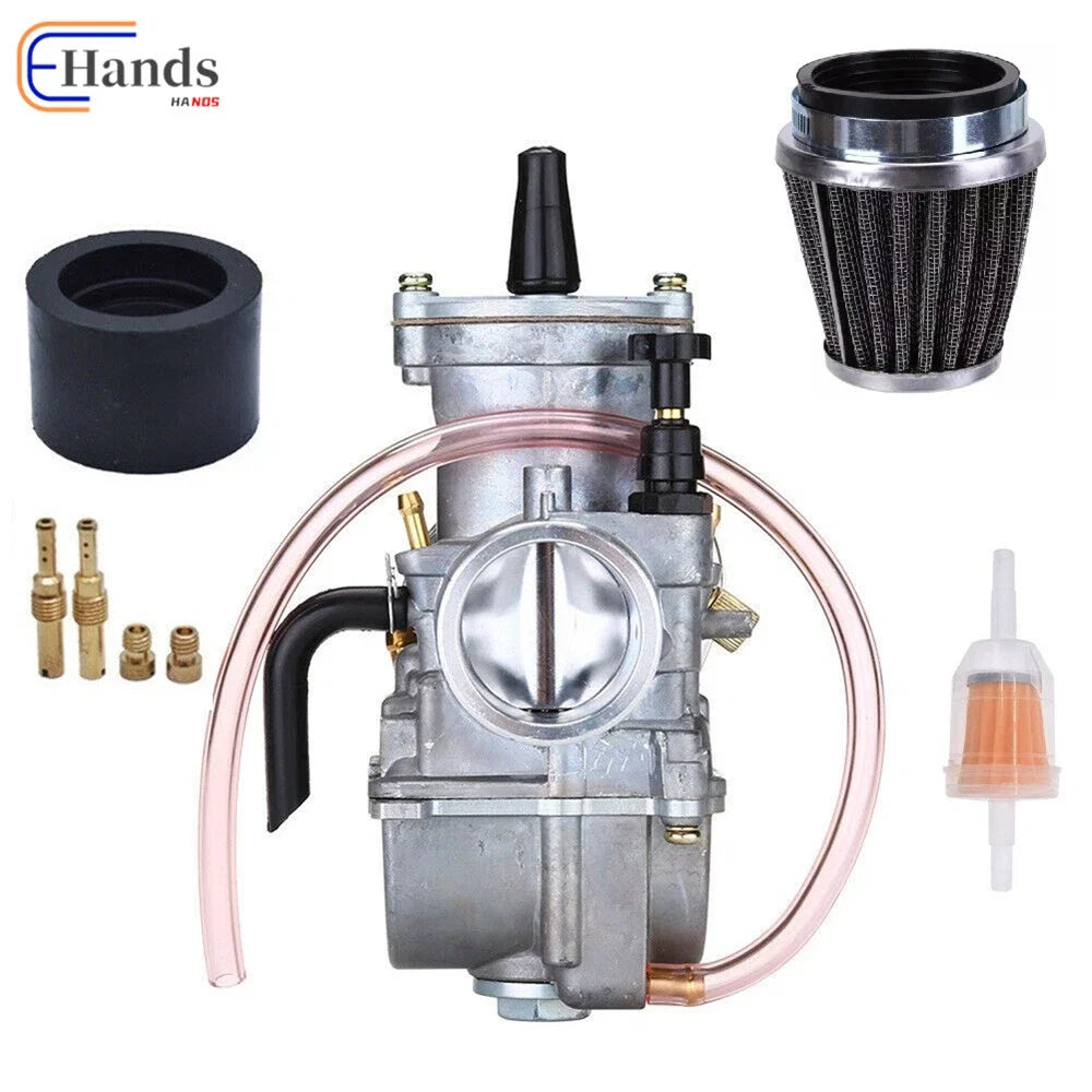 Carburetor & Air Filter for Kawasaki KX80 KX100 KX125 (32mm, 100cc-200cc)