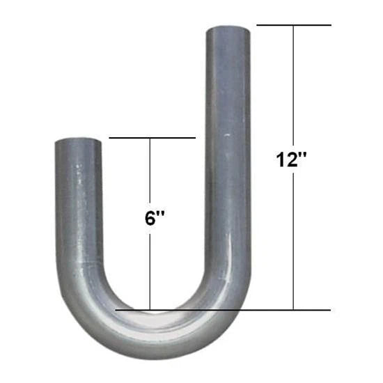 2.5" Mild Steel Mandrel J-Bend Pipe for (794-60209)