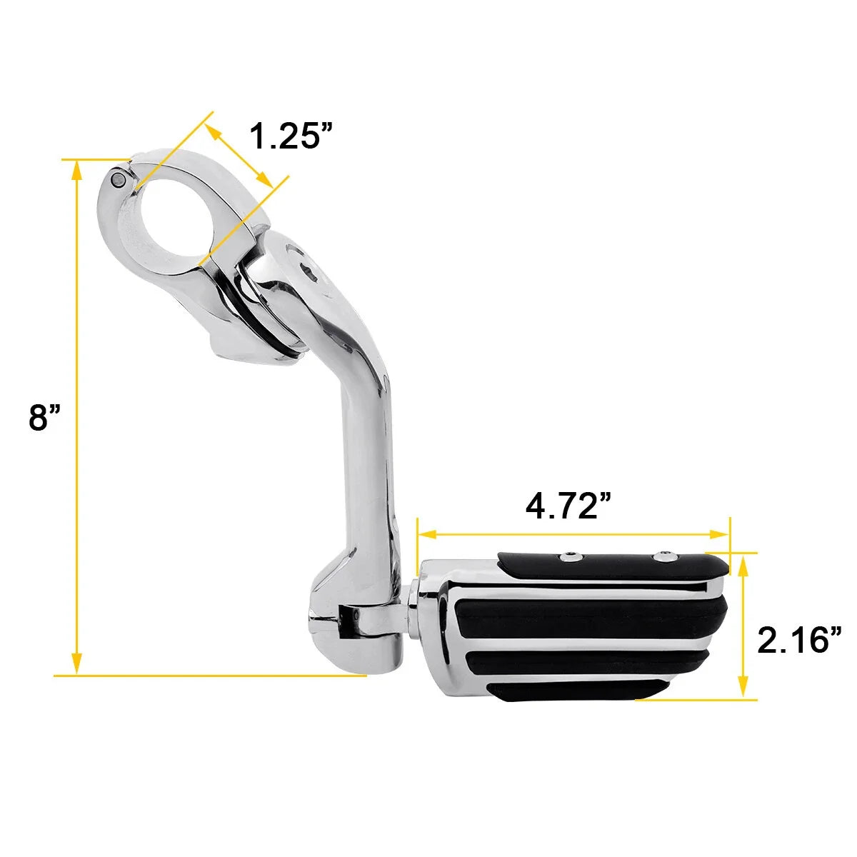 1-1/4" Engine Guard Bar Highway Footpegs for Harley Sportster Touring