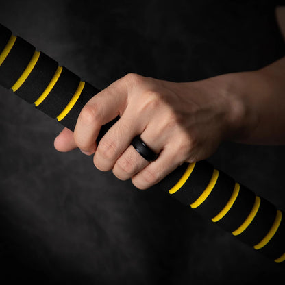Set of 4 Silicone Wedding Rings for Men (11.5-12) - Black