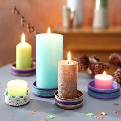 Set of 3 Silicone Molds for Candle Making (4In, 3.5In, 2.5In, 2In)