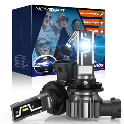 H11 H8 H9 LED Headlight Bulbs Conversion Kit for NOVSIGHT (6500K, 10000LM)