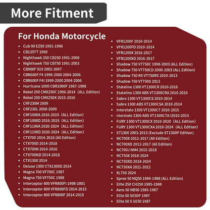 Rubber Seat Cushion for Honda EZ90 (1991–1996), CB125T (1990), CRF230M (2009) 77206-GF0-000