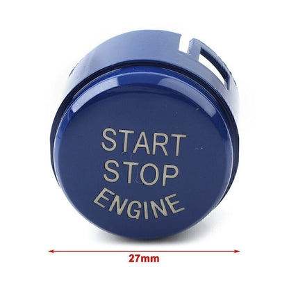 Blue Engine Start Stop Switch Button Cover for BMW F10 F15 F16 F22