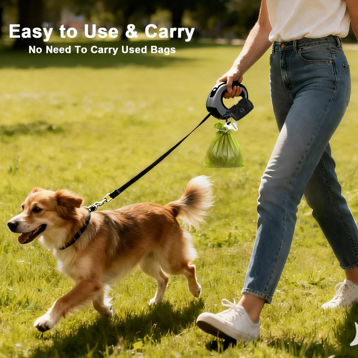 2X Dog Poop Bag Holder for Waste Management (Stainless Steel)