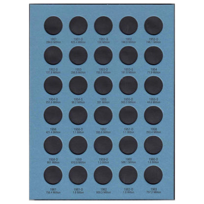 Whitman US Lincoln Cent Coin Holder for (7.125 x 7.625 inches)