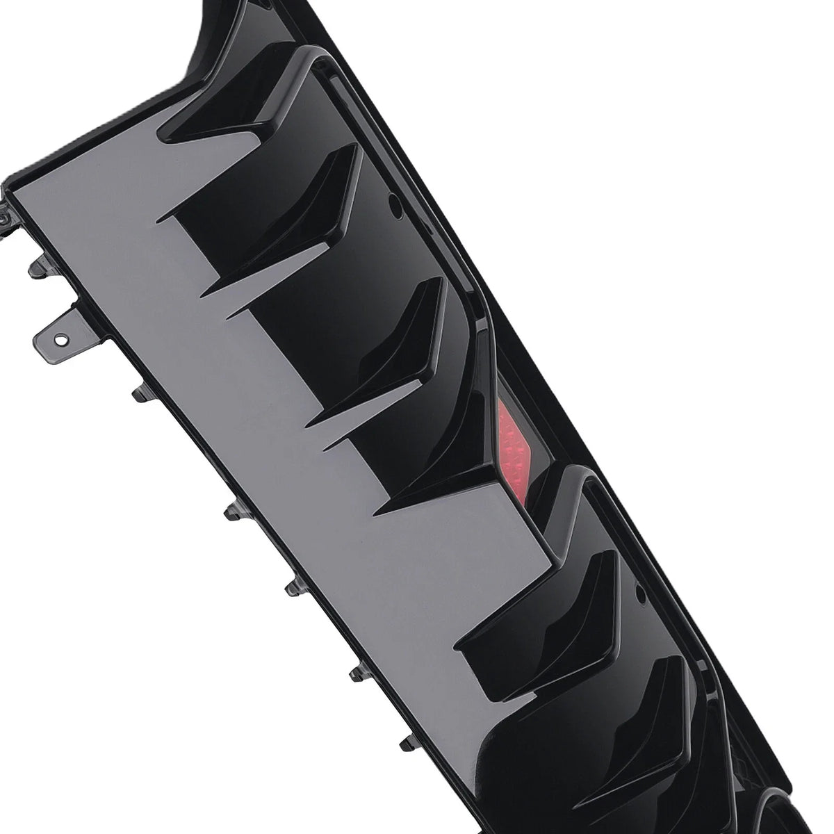 Rear Diffuser Lip Glossy Black for Benz W205 C63 C63S C43 AMG (2015–2021)
