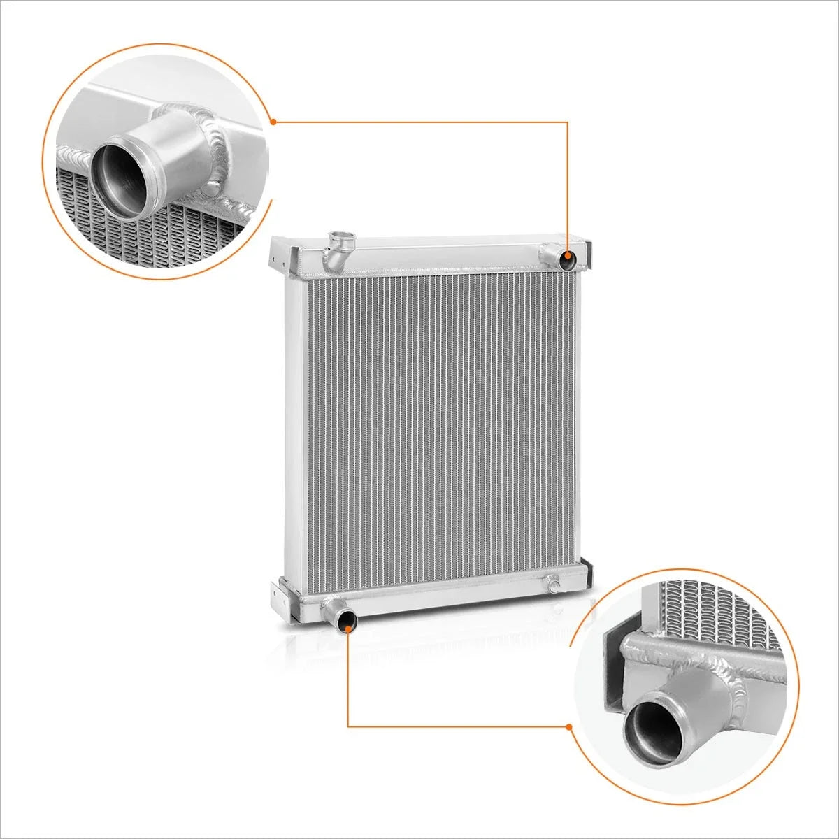 2-Row Aluminum Core Radiator for Jeep Wrangler YJ/TJ (1997–2006)