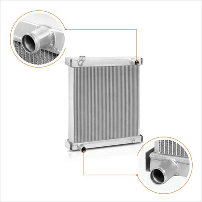 2-Row Aluminum Core Radiator for Jeep Wrangler YJ/TJ (1997–2006)