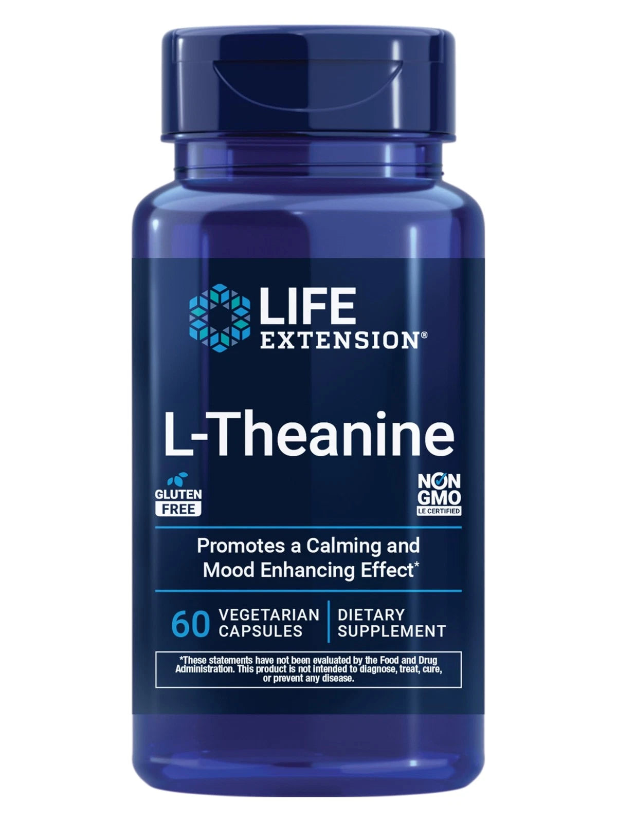 L-Theanine Amino Acid 60 Count for Life Extension