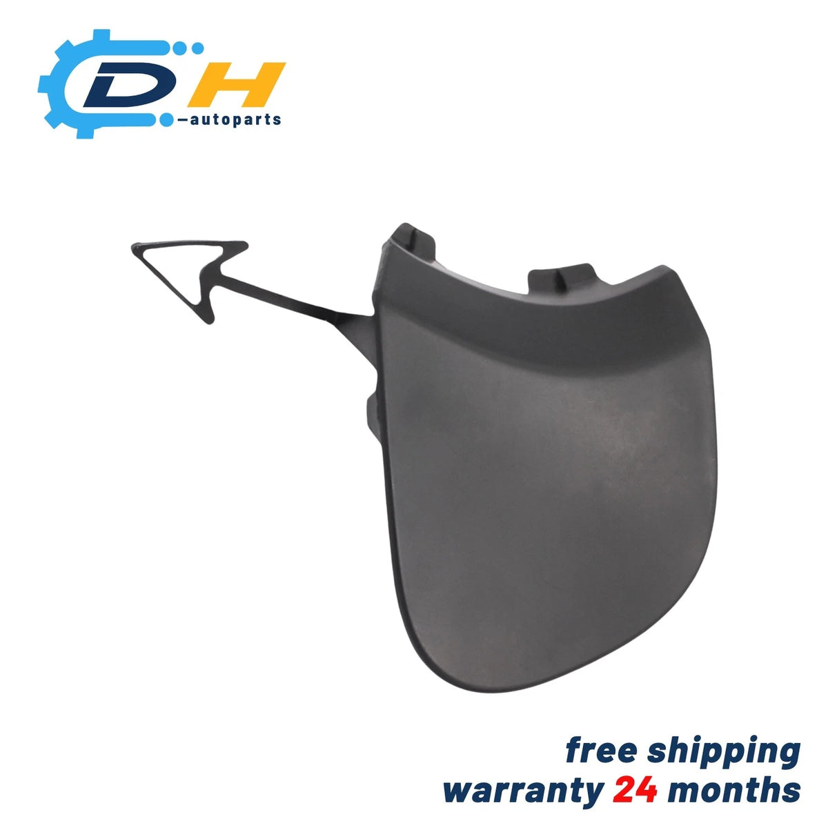 Set of 2 Front Bumper Tow Eye Cover Kit for Ford EcoSport (2018–2020) CN15-17A989-AAW, CN1517A989AAW