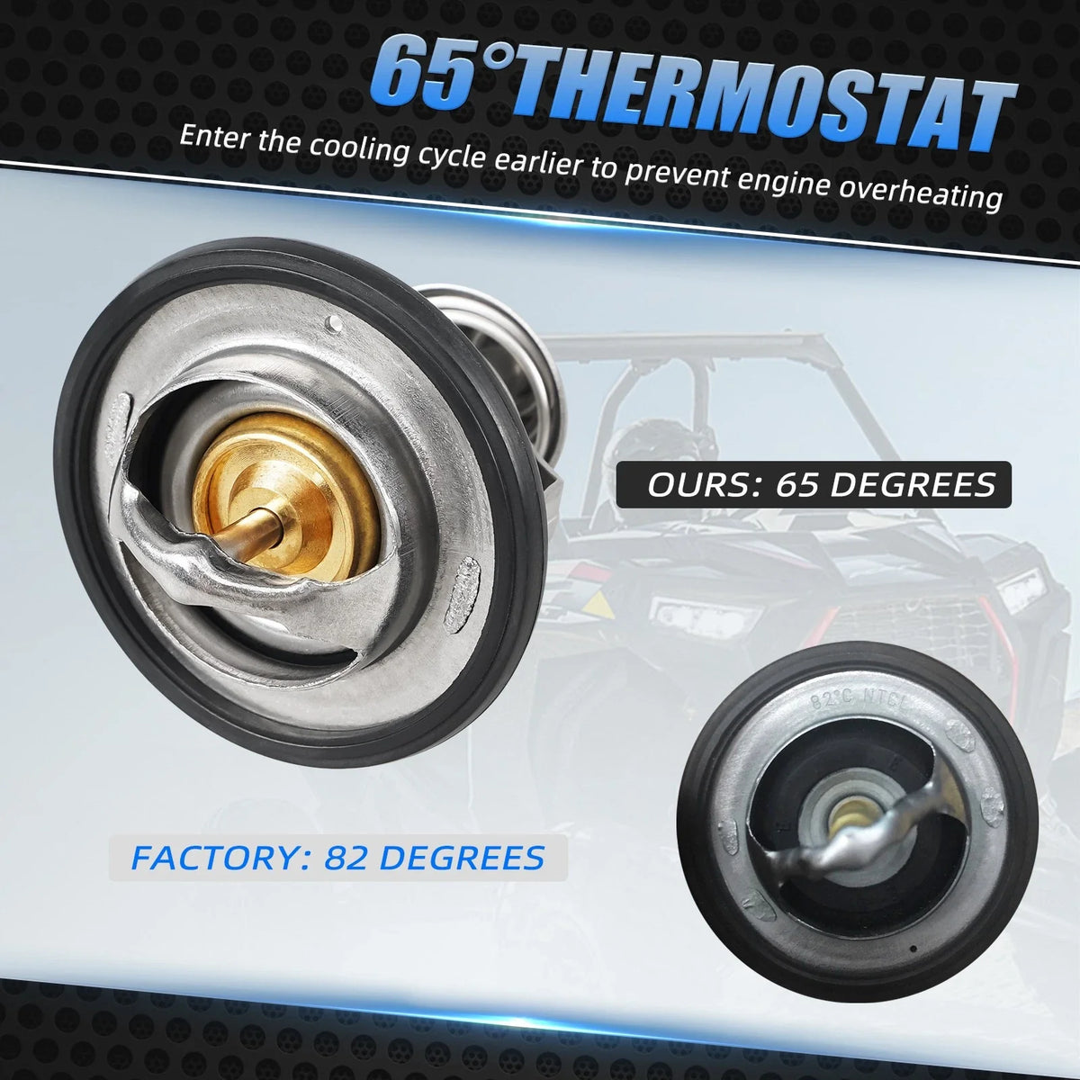Thermostat Housing Cover 5632421 for Polaris RZR XP 1000 (2015–2019)