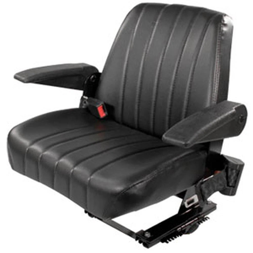 Seat Assembly Vinyl Black for Kubota M5700 M9000 M5400 M8200 M4900 M4030 M6800