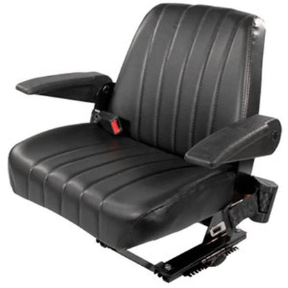 Seat Assembly Vinyl Black for Kubota M5700 M9000 M5400 M8200 M4900 M4030 M6800