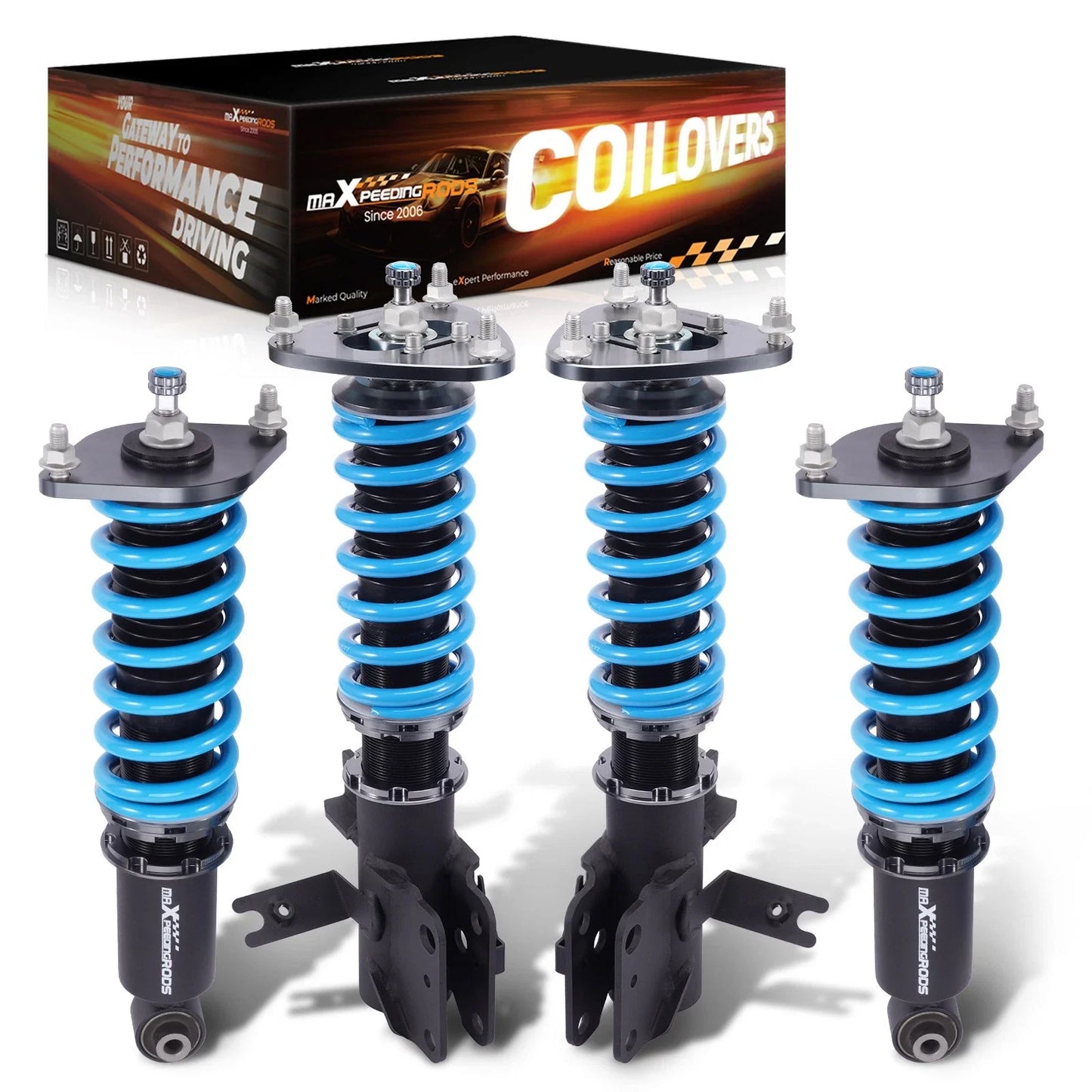 24 Way Adjustable Damper Coilover Shock Lowering Kit for Subaru WRX (2022–2025)