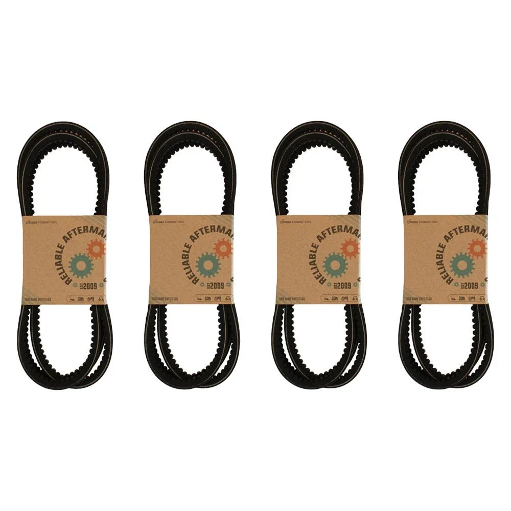 Set of 4 Cogged Drive Belts for Kuhn GMD600 GMD700