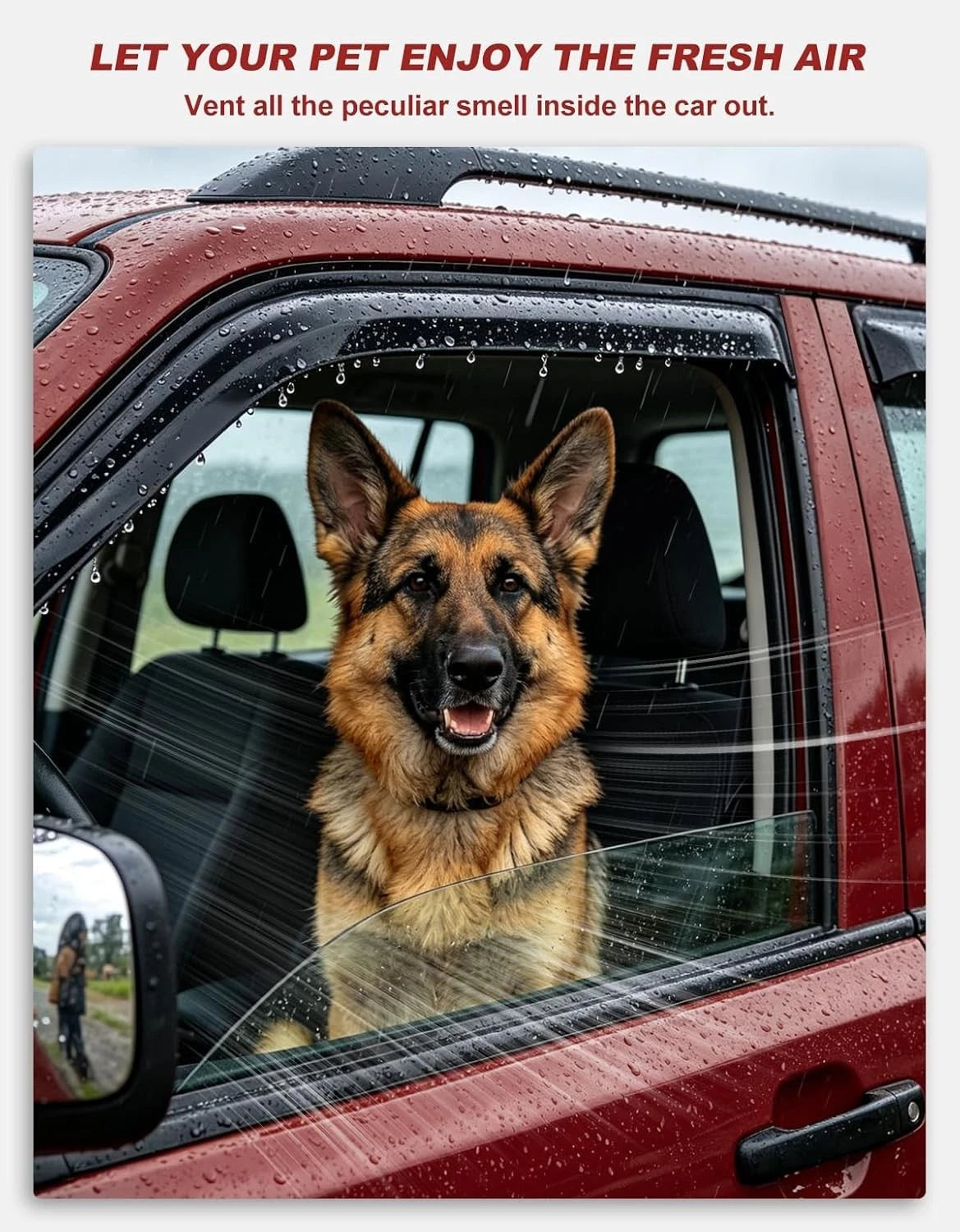 In-Channel Window Rain Guards for Chevy Colorado/GMC Canyon (2015–2023)