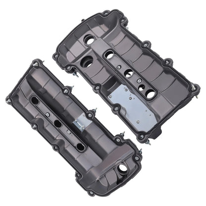 Set of 2 Engine Valve Covers w/ Gaskets for Jaguar S-Type 3.0L (2002–2008)