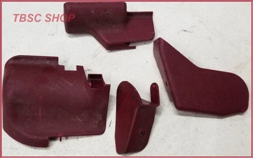 Set of 2 Seat Mount Panels for Ford Thunderbird Cougar (1989–1997) Red RH