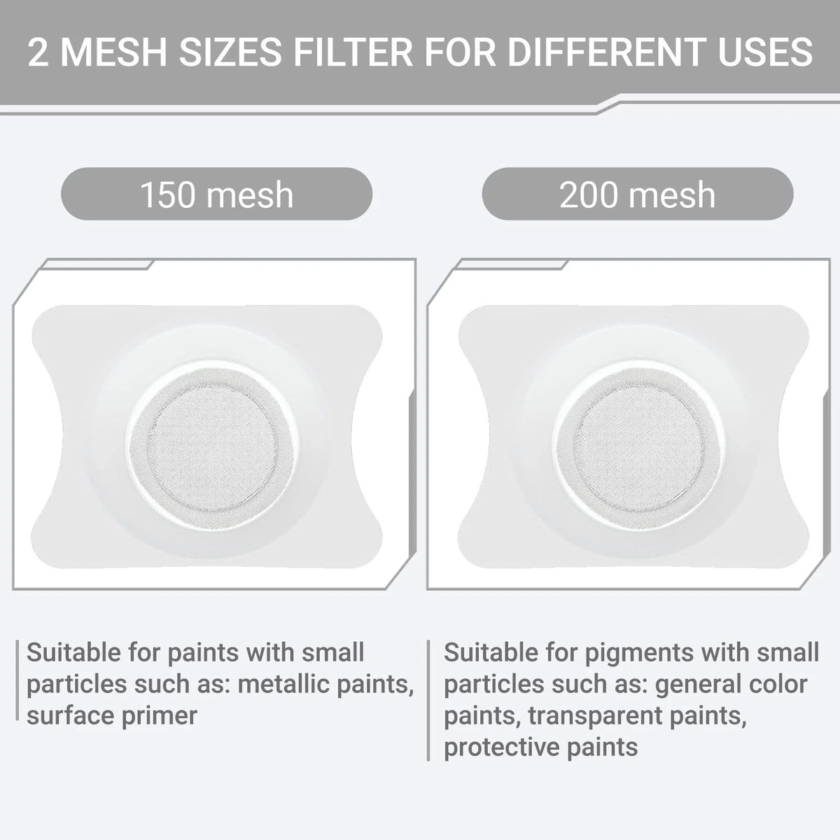 2X Airbrush Paint Filter Cup with Nozzle Cleaning