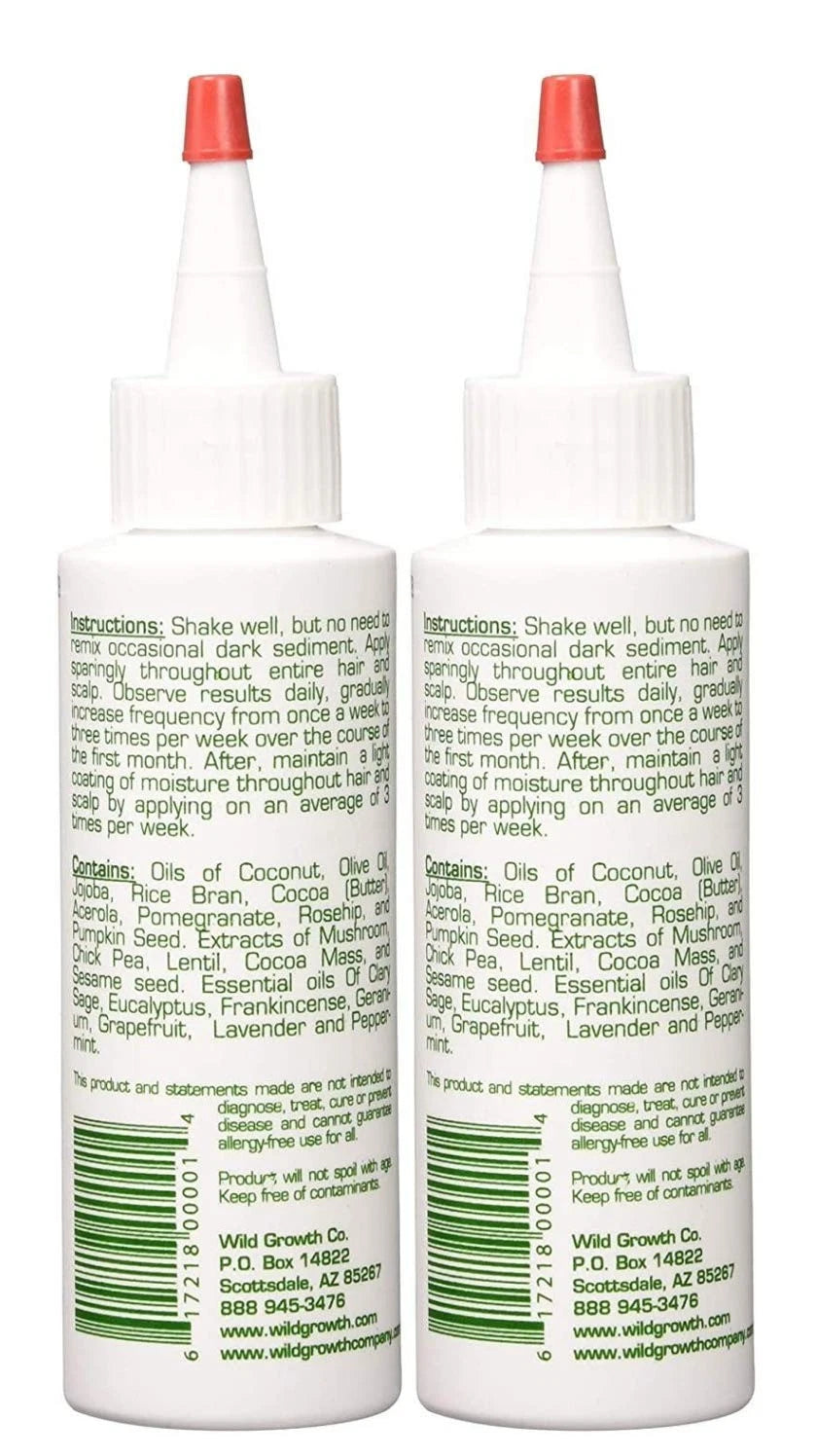 Pack of 2 Wild Growth Hair Oil 4oz