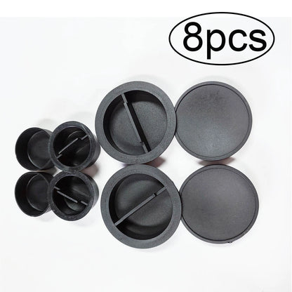 8pcs Dust Caps for 1.25'' / 2'' Mount Focusers Telescope Eyepieces
