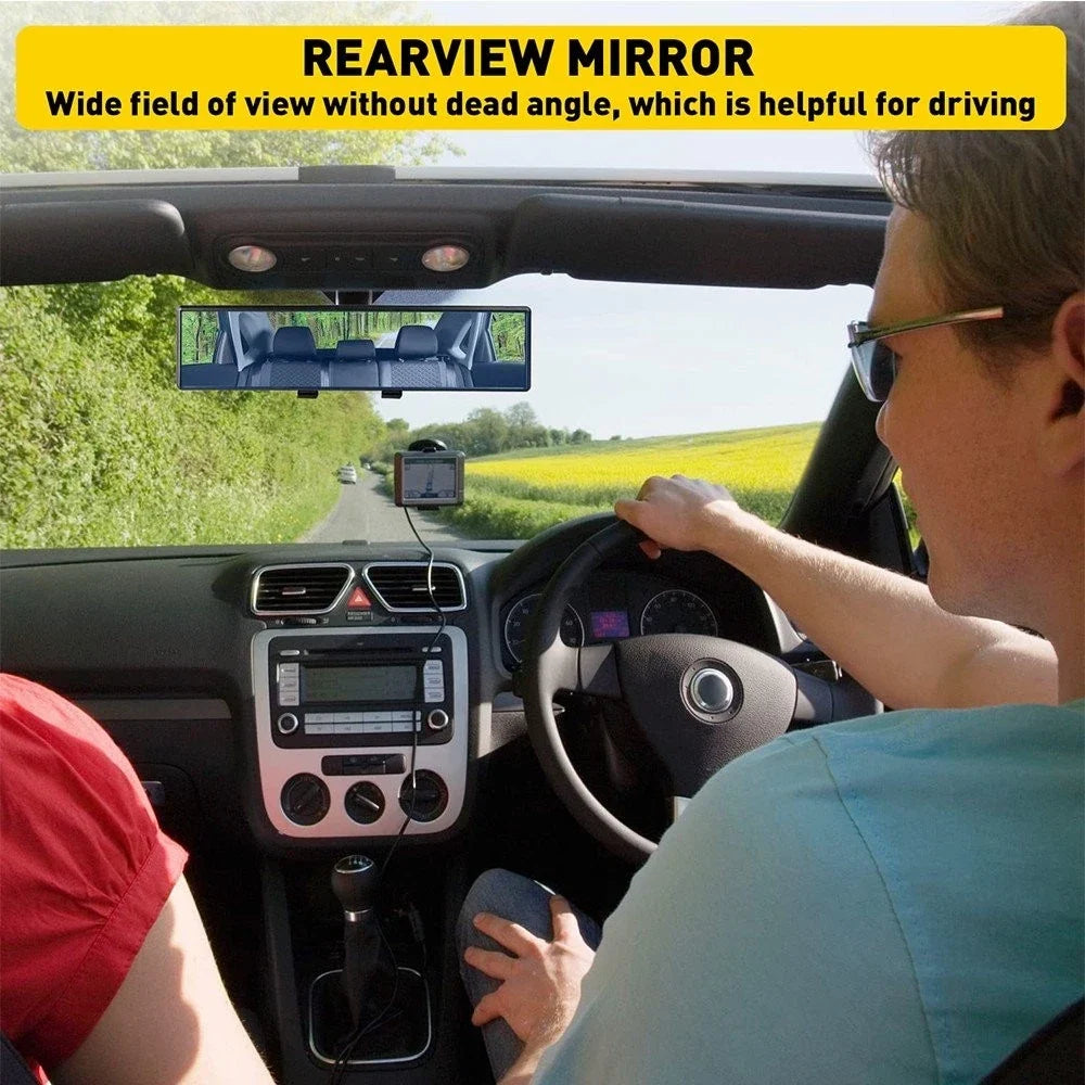 270MM Wide Convex Clip-On Rear View Mirror for Universal Fit (B EXV)