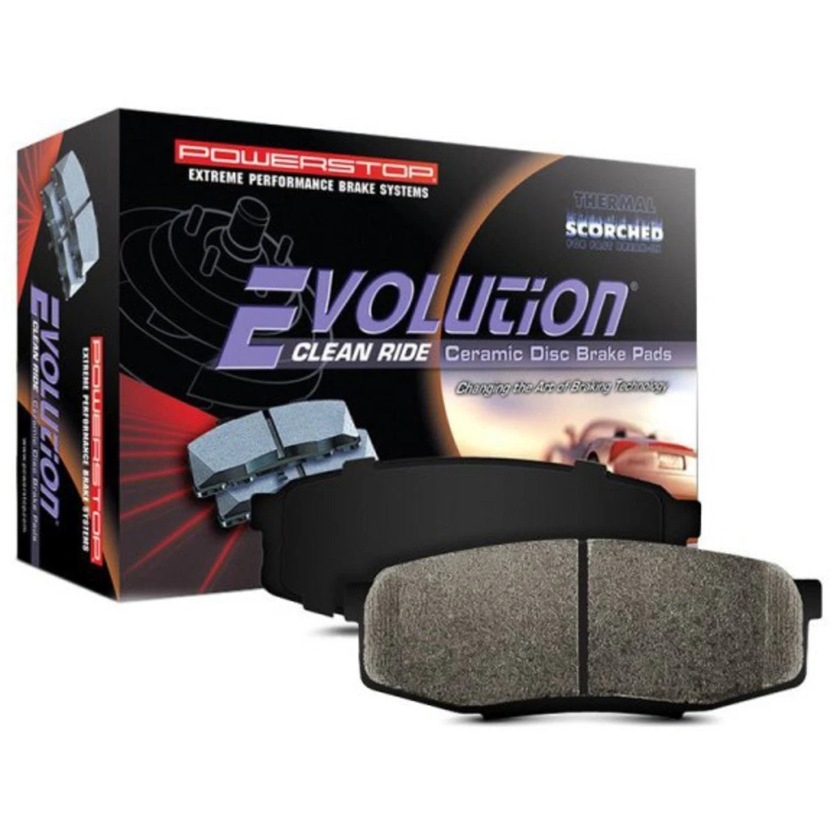 2X Powerstop Brake Pad Sets 16-2229 for Ford Explorer Aviator (2020–2023)