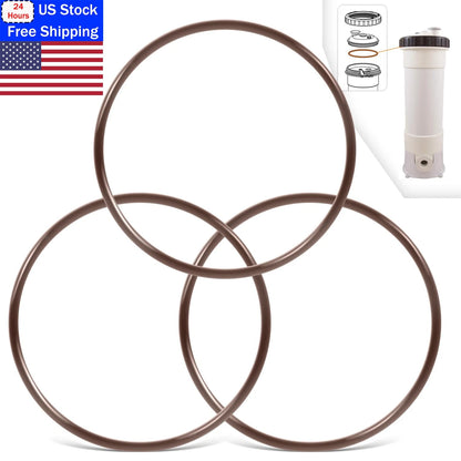 3-Pack O-Rings for Pentair Pool Spa Chlorinator Chemical Feeder